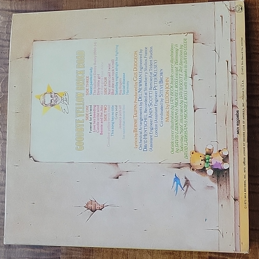 ELTON JOHN Goodbye Yellow Brick Road Vinyl Double LP Record Set - Picture 6 of 11